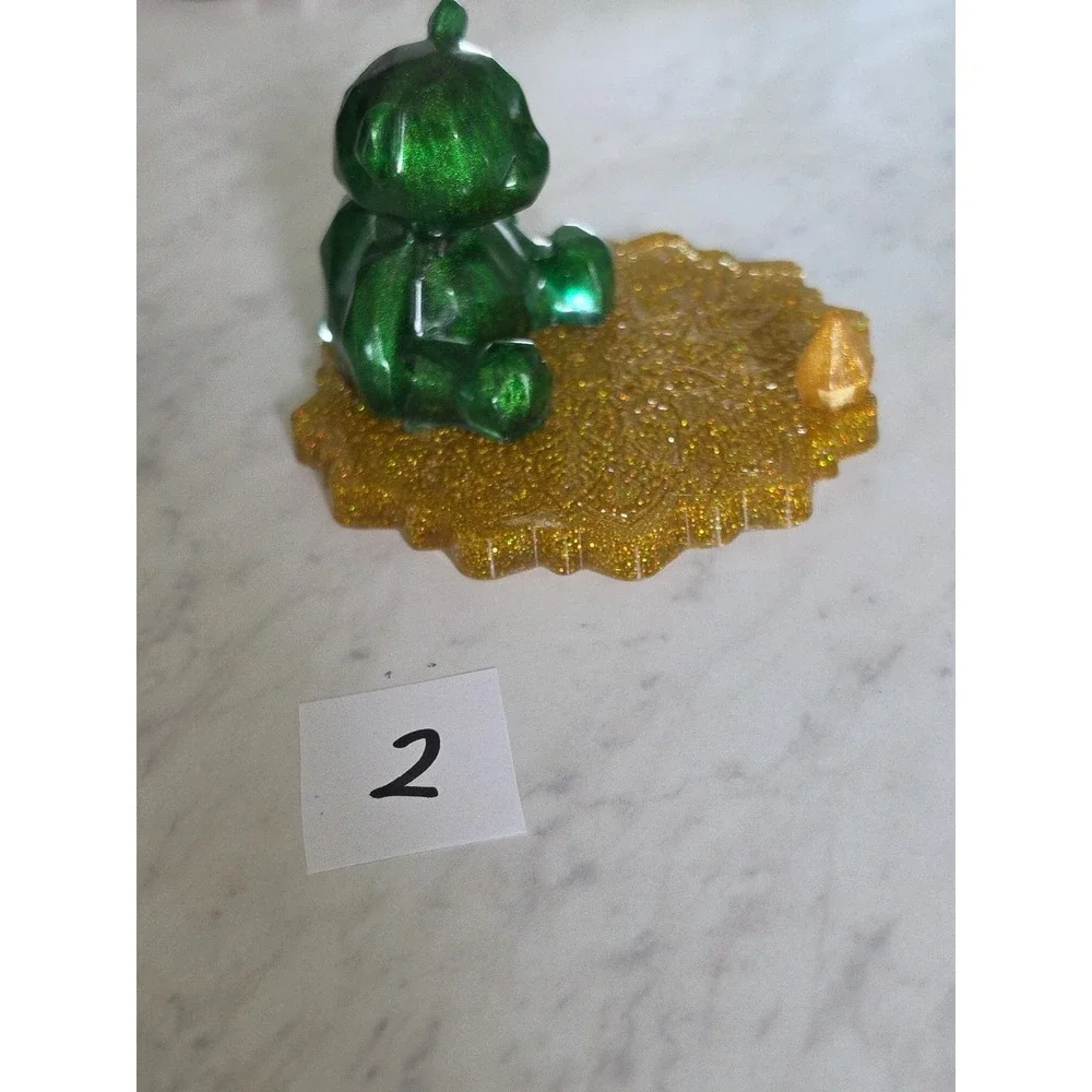 Handmade Resin Cell Phone Holder Unicorn Bear